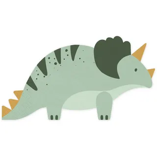 Partydeco Partydeco, Servietten, Dinosaure Triceratops 12 x, 36 x 26 cm)