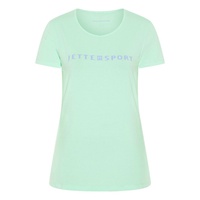 JETTE SPORT T-Shirt mit Labelprint hellblau M