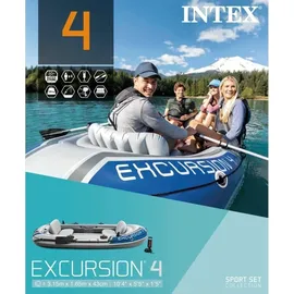 Intex Schlauchboot Excursion 4 Set (68324NP)
