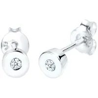 Elli DIAMONDS Basic Klassiker Diamant 0.06 ct. 925 Silber OneSize Damen