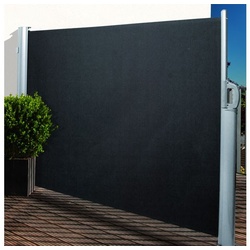 Markise Sicht- und Windschutz Lyon aus Polyester in der Größe 350 x 200 cm in Anthrazit