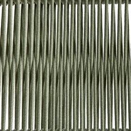 Beliani Gartenstuhl 50 x 42 x 84 cm grün 2 St.