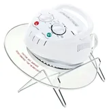 vidaXL Halogen-Konvektionsofen mit Verlängerungsring 1400 W 17 L