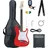 McGrey Rockit E-Gitarre ST-Komplettset Fiesta Red