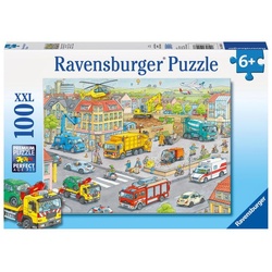 Puzzle Ravensburger Fahrzeuge in der Stadt 100 Teile XXL