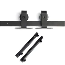 SO-Tech Schiebetüren Set Lounge-2 Ausführung Soft-Close Schwarz