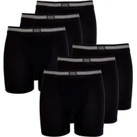 Jockey Cotton STRETCH 6 Stück in schwarz, | Gr.: