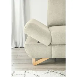 furn.design Ecksofa Struktur-Stoff 284 cm Beige