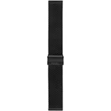 Fossil Armband für Herren 22mm Schwarz Edelstahl Mesh, S221466