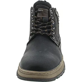 Tom Tailor Schnürstiefel Herren Schwarz 41