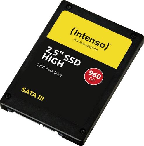 Intenso 960 GB Interne SATA SSD 6.35 cm (2.5 Zoll) SATA 6 Gb/s Retail 3813460