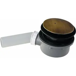 RETRO Duschwannensiphon, Durchmesser 90mm, Bronze
