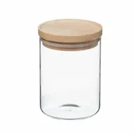 5 five simply smart Einmachglas Holzdeckel Hermet 600 ml 5 St.