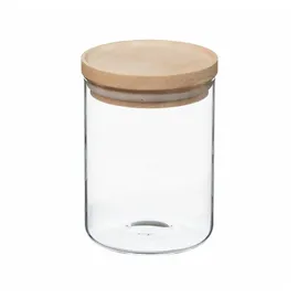 5 five simply smart Einmachglas Holzdeckel Hermet 600 ml 5 St.