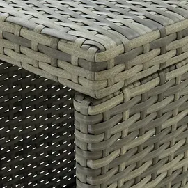vidaXL Gartenbar Set 5-tlg. Grau