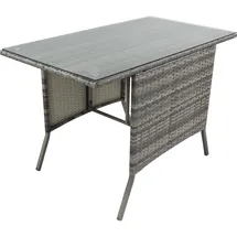 VCM Raloso Gartentisch 114 x 64 x 74 cm Grau
