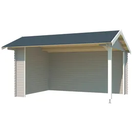 Lasita Maja Gartenhaus »Unterstand/Lounge San Diego«, grau