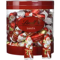 Lindt Schokolade Mini Weihnachtsmann | 700 g Packung | Weihnachtsmänner aus feinster Vollmilchschokolade | Schokoladen-Geschenk zu Weihnachten