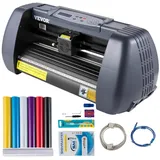 Vevor Vinyl Schneideplotter Papiereinzug, Folienplotter Drucker Vinyl Schneiden Set, Unterstützt dm/pl, HP/GL-Sprache, Abdeckfolie