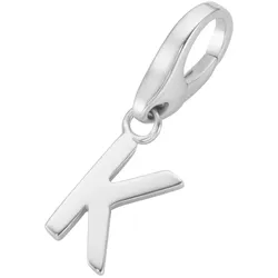 Giorgio Martello Milano Charm Buchstabe K, Silber 925 Damen 