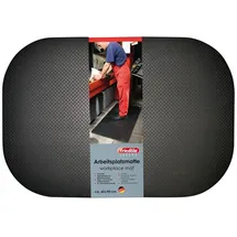 Friedola Arbeitsplatzmatte Gummi 60x90cm schwarz