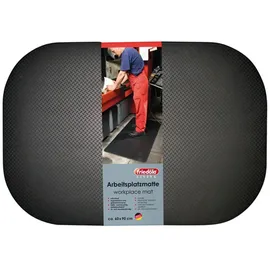 Friedola Arbeitsplatzmatte Gummi 60x90cm schwarz