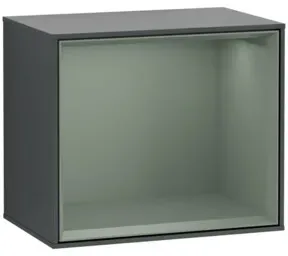 V&B Regalmodul Wandbeleuchtung Finion 41,8x35,6x27cm, Reg Oli. m, md bl. m Lac