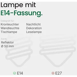 Spectrum LED-Reflektorstrahler 6W E14 4000K neutralweiß