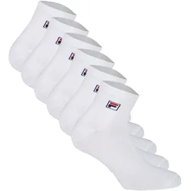 Fila Sneakersocken 6er Pack Weiß 43-46