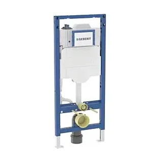 Geberit Duofix Sigma Wand-WC-Element 111058002 Unterputz-Spülkasten 12cm, mit Hygienespülung HS3/2 Wasseranschluss
