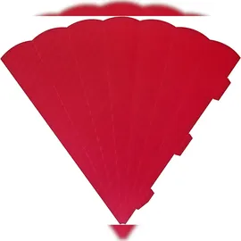 Heyda Schultüten-Zuschnitt, 41 cm, rot
