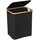 Wenko Wäschekorb Ecori 41 x 50 cm Polyester Schwarz