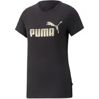 Puma Damen ESS+ Nova Shine Tee T-Shirt, Schwarz, M