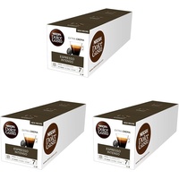 NESCAFÉ Dolce Gusto Espresso Intenso, 48 Kaffeekapseln, Arabica und Robusta Bohnen, Geschmack roter Sommerbeeren, rosa Pfefferbeeren, Aromaversiegelte Kapseln, 9er Pack (3x16)