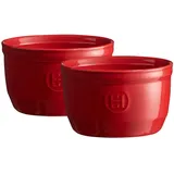 Emile Henry Pasteibakje N.10 set 2 stuks H 60mm Emile Henry 4010-34 Grand Cru