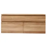 Tikamoon Waschtisch Jacob Waschtischunterschrank aus massivem Teakholz 120 cm beige