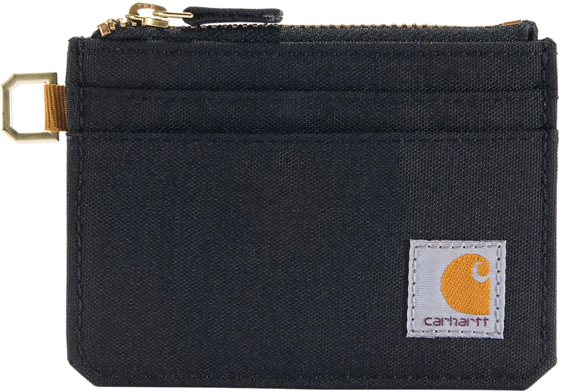 Carhartt Nylon Duck Zipper, portefeuille - Noir - Taille unique