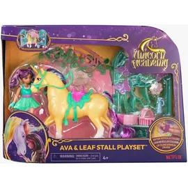 Spin Master Unicorn Academy - Ava und Einhorn Leaf Stall Spielset