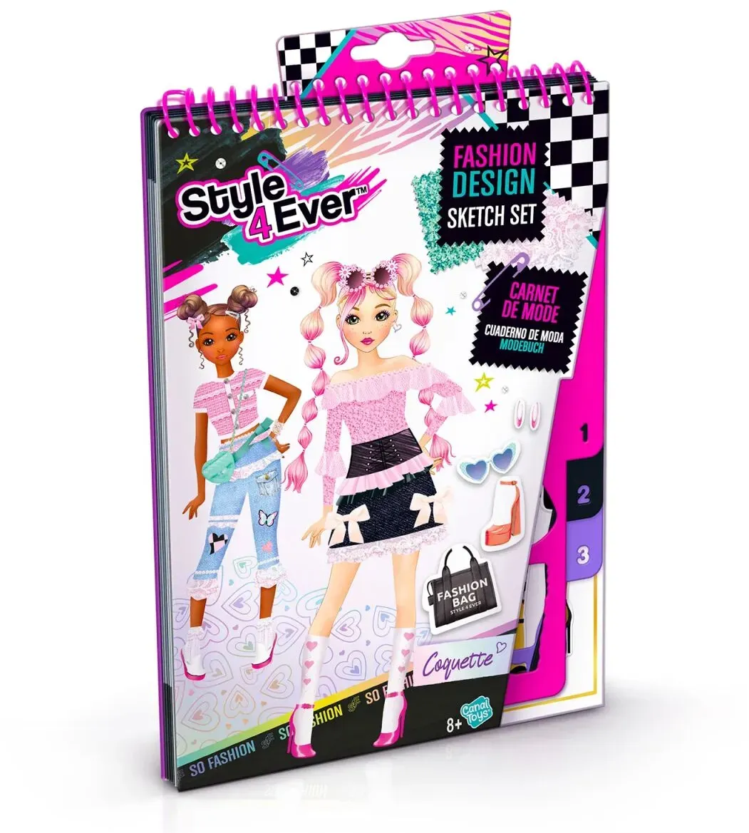 Canaltoys Fashion Designer Mini Sketchbook