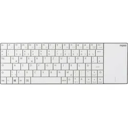 Rapoo E2710 Weiß Kabellose Touch-Tastatur