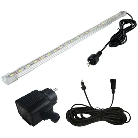könige hausdeko gmbh Köhko LED-Beleuchtung Leiste 15 cm wasserdicht für Wasserfall Alberta (15-150 cm)