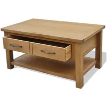 vidaXL Couchtisch Braun Eiche 88 x 53 x 45 cm