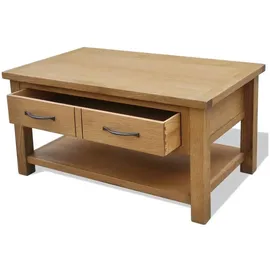 vidaXL Couchtisch Braun Eiche 88 x 53 x 45 cm