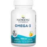 Nordic Naturals, Omega-3, 690mg Omega-3, Zitrone, 60 Weichkapseln - Blitzversand