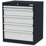 Simplaflex Schubladenschrank, BxHxT: 70 x 82 x 57,5 cm - grau