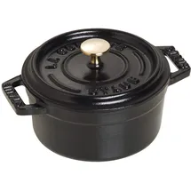 Staub Mini-Cocotte 10 cm rund schwarz