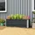 Outsunny Hochbeet 125 x 47 x 40 cm Kohlegrau