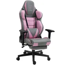 Trisens Gaming Stuhl Chair Racing Chefsessel mit Sportsitz und ergonomsichen 4D-Armlehnen