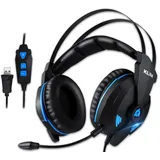 Klim Impact V2, Kabelgebunden, Gaming, 370 g, Kopfhörer, Schwarz - Schwarz