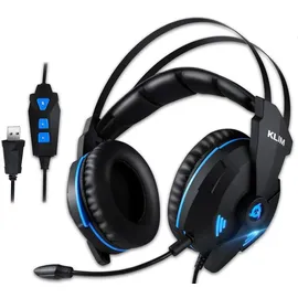 Klim Impact V2, Kabelgebunden, Gaming, 370 g, Kopfhörer, Schwarz - Schwarz